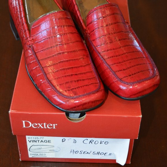 VINTAGE  Dexter , dark red  women's  Loafer.  6.5 - Picture 1 of 4
